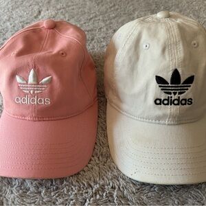 (2) Adidas Baseball Hats Womens